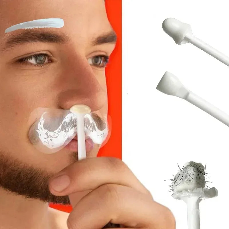 Nose Wax Kit | There are Wax and Applicators | Hair Removal Kit for Men and Women Painless removal of nose hair cleaning